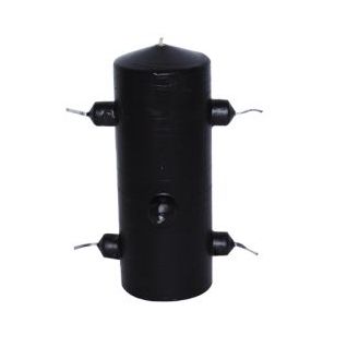 Velón 7 Mechas Color NEGRO